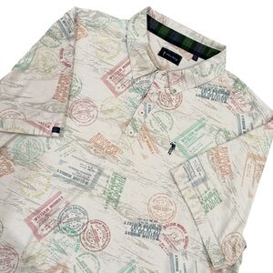 WILLIAM MURRAY GOLF White Barrel-Aged Men's Polo Golf Shirt XXL